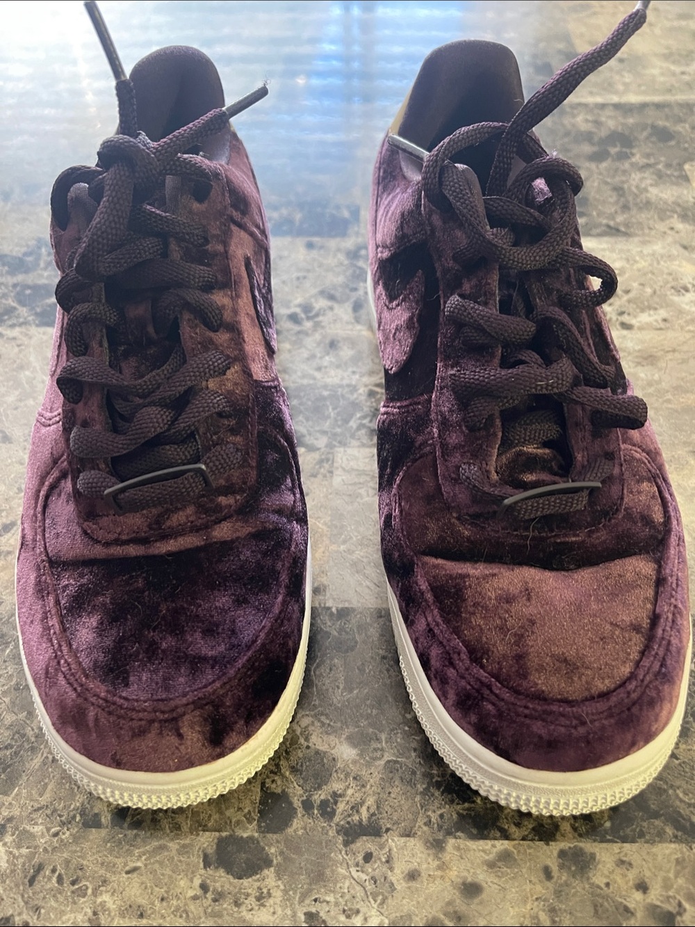Nike Women's Velvet Deep Plum Athletic Sneakers